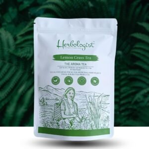 Herbologist Lemongrass Tea | The Aroma Tea | Natural Detox & Immunity Booster | Caffeine-Free Herbal Tea | 50g Loose Leaf